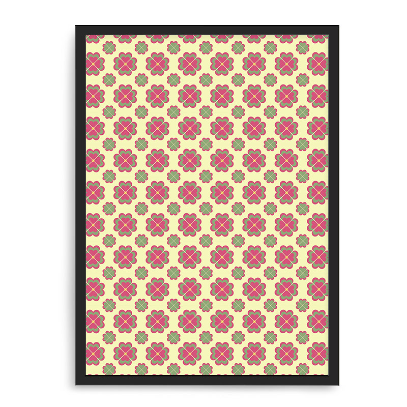 Quadro Decorativo 33x43cm Nerderia e Lojaria textura 07 preto