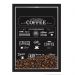 Quadro Decorativo Café grãos Nerderia 30x40 Premium Quality