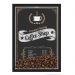 Quadro Decorativo Café grãos Nerderia 30x40 Shop