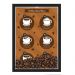Quadro Decorativo Café grãos Nerderia 30x40 Shop Menu