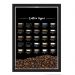 Quadro Decorativo Café grãos Nerderia 30x40 Tipo Café