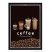 Quadro Decorativo Café grãos Nerderia 30x40cm  Choose