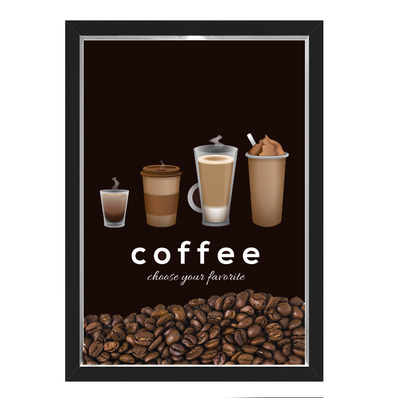Quadro Decorativo Café grãos Nerderia 30x40cm  Choose
