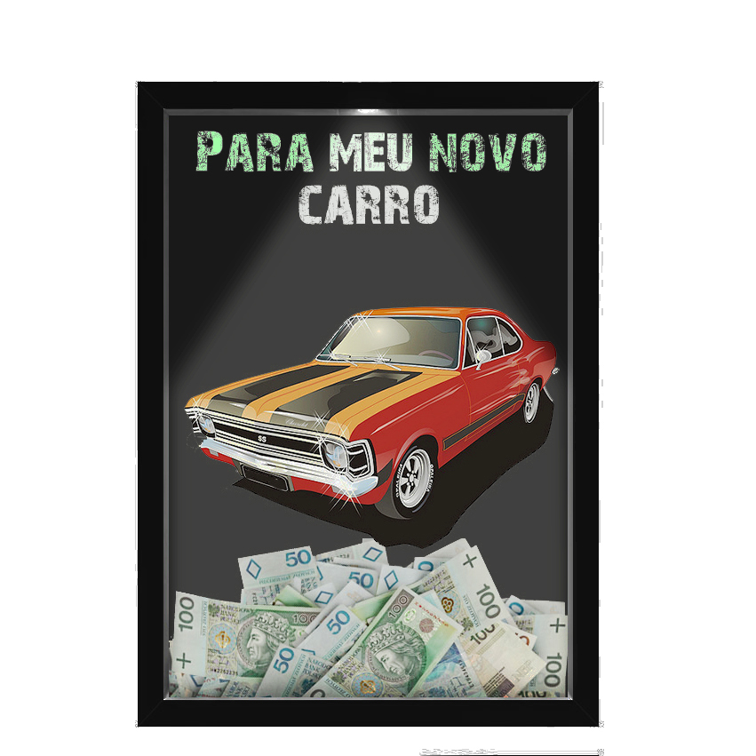 Quadro Decorativo Moto E Carros Nerderia Com Iluminação Led