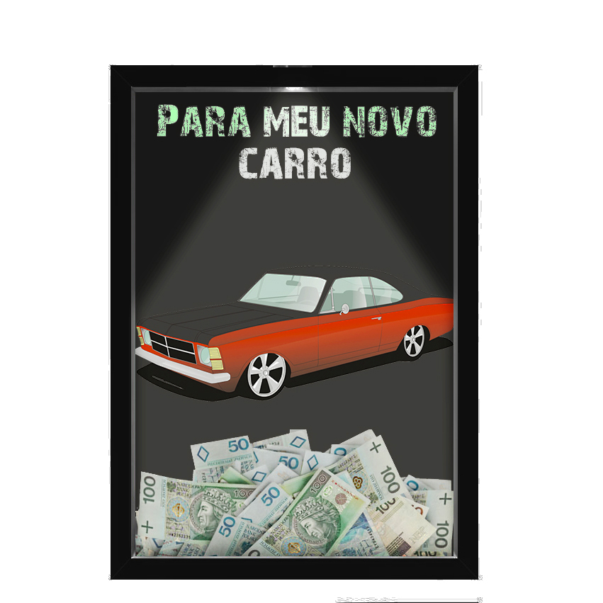 Quadro Decorativo Moto E Carros Nerderia Com Iluminação Led