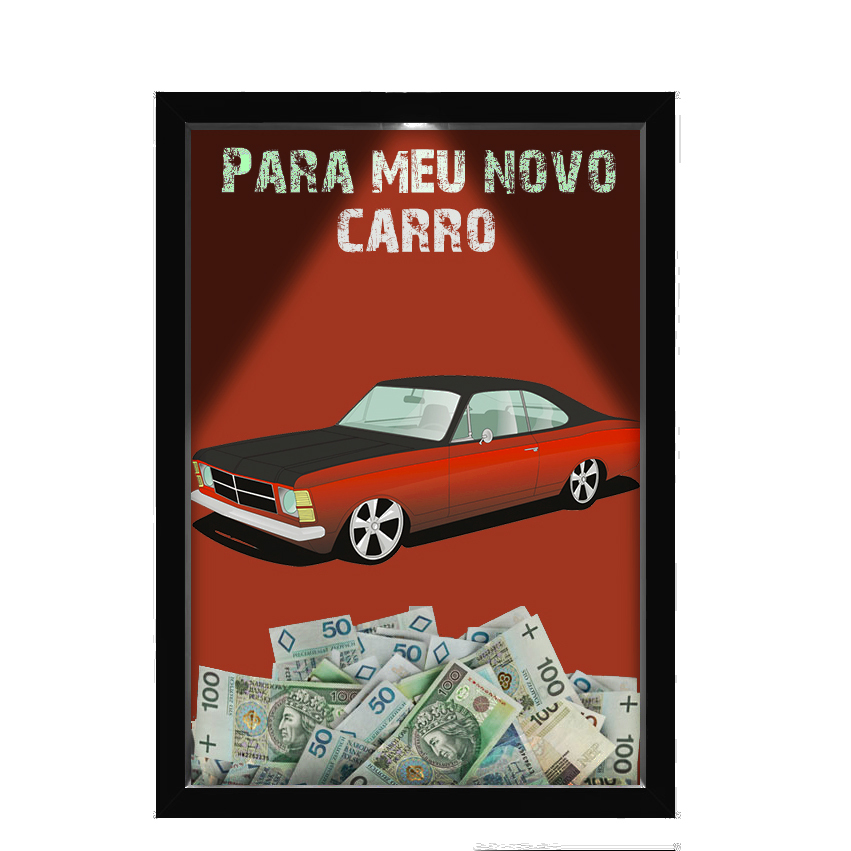 Quadro Decorativo Moto E Carros Nerderia Com Iluminação Led