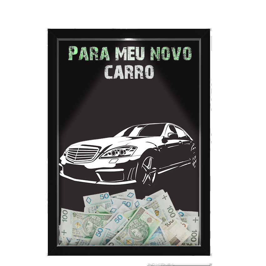 Quadro Decorativo Moto E Carros Nerderia Com Iluminação Led