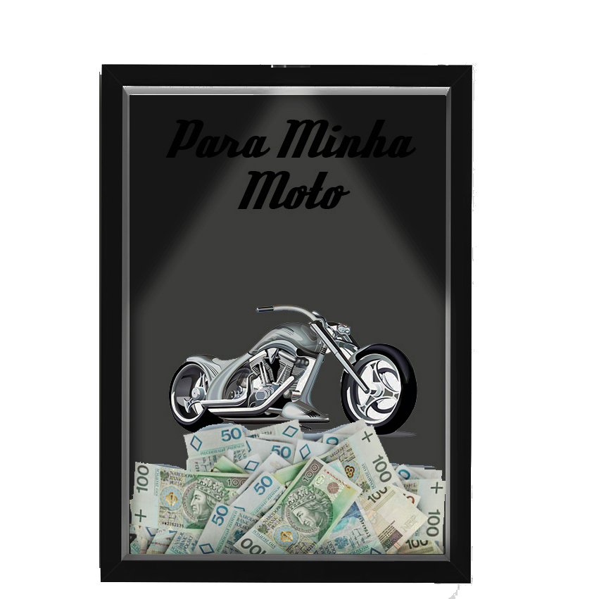 Quadro Decorativo Moto E Carros Nerderia Com Iluminação Led