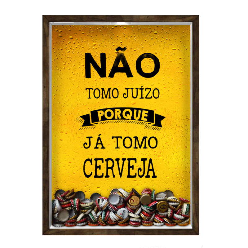 Quadro Decorativo Nerderia 33x43cm