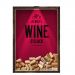 Quadro Decorativo Porta Rolha Vinho Nerderia -Iluminação Led