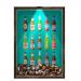 Quadro Decorativo Porta Tampinha/Lacre Cerveja Nerderia -Iluminação Led