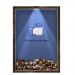 Quadro Decorativo Porta Tampinha/Lacre Cerveja Nerderia -Iluminação Led