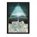 Quadro Decorativo Viagens Nerderia -Iluminação Led