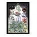 Quadro Decorativo Viagens Nerderia -Iluminação Led