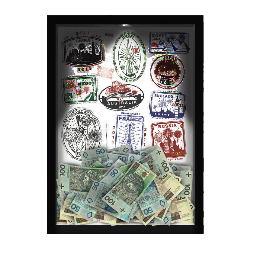 Quadro Decorativo Viagens Nerderia -Iluminação Led