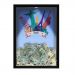 Quadro Decorativo Viagens Nerderia -Iluminação Led