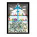 Quadro Decorativo Viagens Nerderia -Iluminação Led