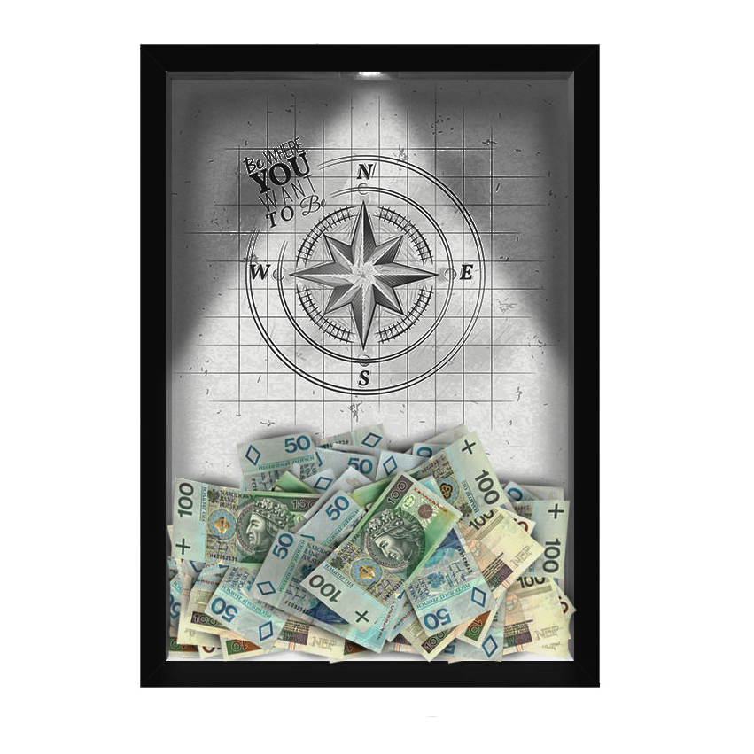 Quadro Decorativo Viagens Nerderia -Iluminação Led