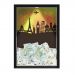 Quadro Decorativo Viagens Nerderia -Iluminação Led