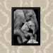 Quadro Elefante Familia 23X33cm
