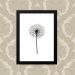 Quadro Flor Branco 23X33