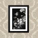 Quadro Flor Fundo Escuro 23X33