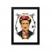 Quadro Frida Caveira 23X33