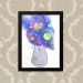 Quadro Gato Espaço 23X33