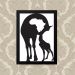 Quadro Girafa Mom 23X33cm