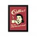 Quadro Girl Coffee 23X33