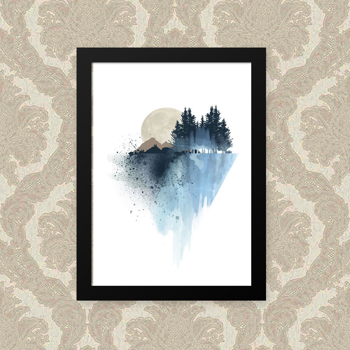 Quadro Ilha 23X33