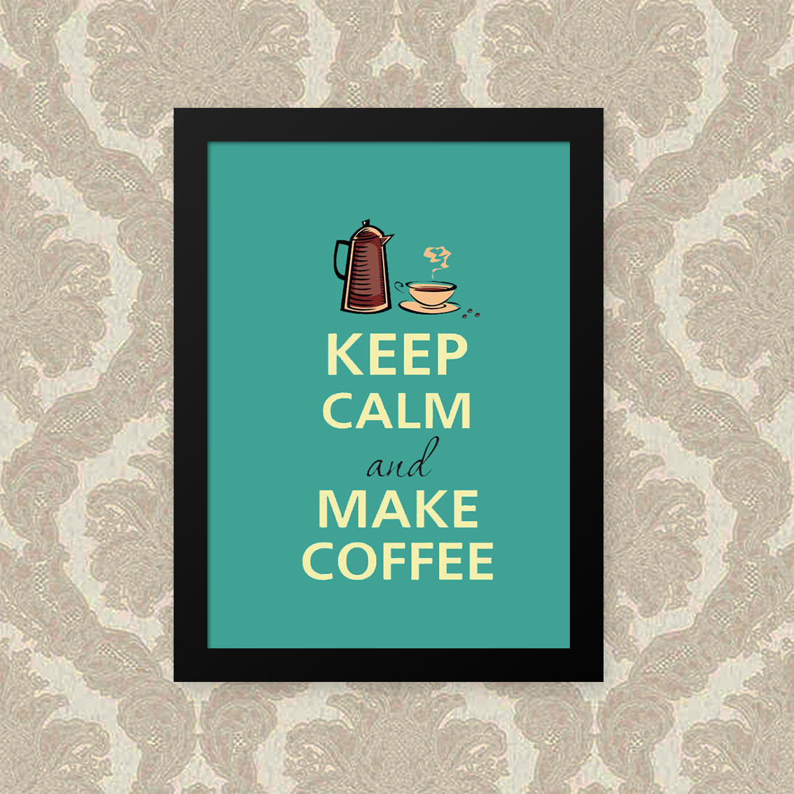 Quadro Keep Calm Coffee 23X33