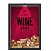 Quadro Led Porta Rolhas Nerderia Led Vinho Wine O Clock