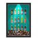 Quadro Led Porta Tampinhas Nerderia Led Cerveja Beers