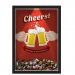 Quadro Led Porta Tampinhas Nerderia Led Cerveja Cheers