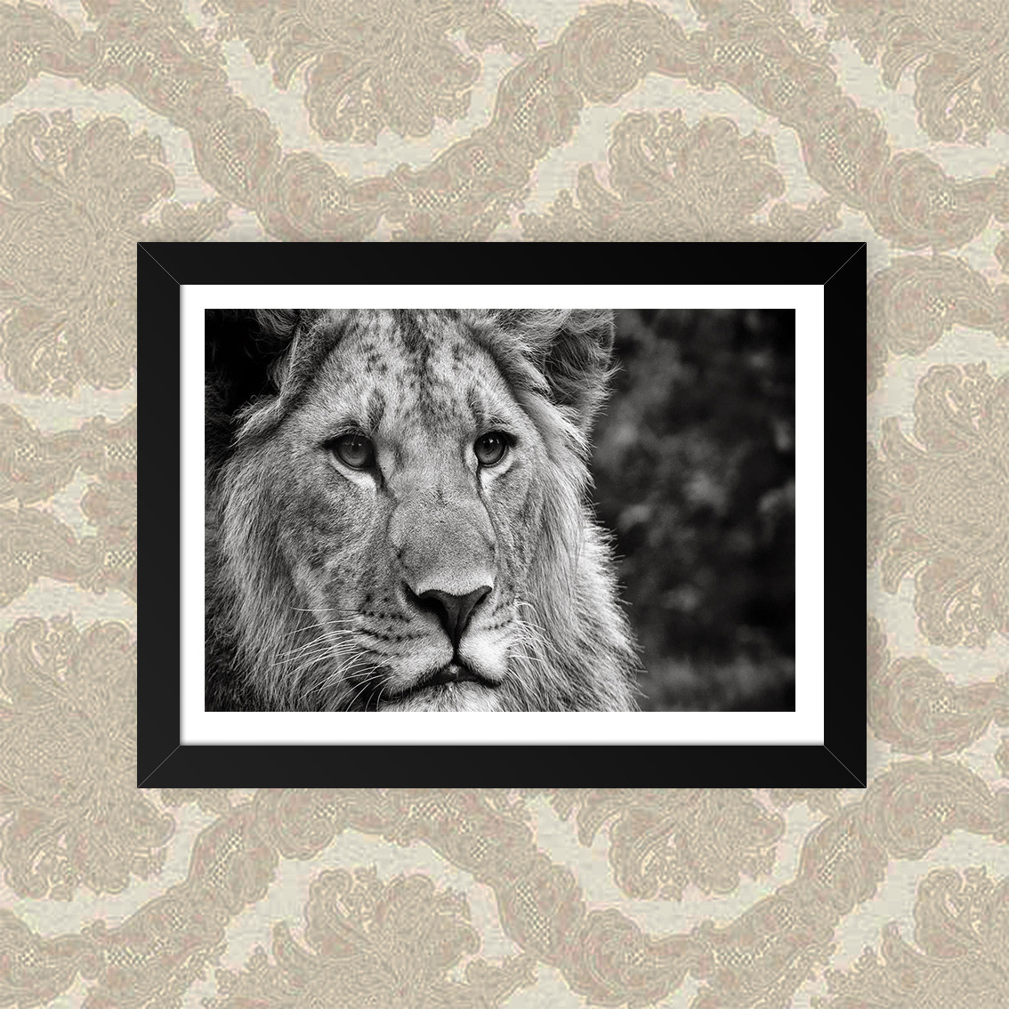 Quadro Lio Black White 23X33cm