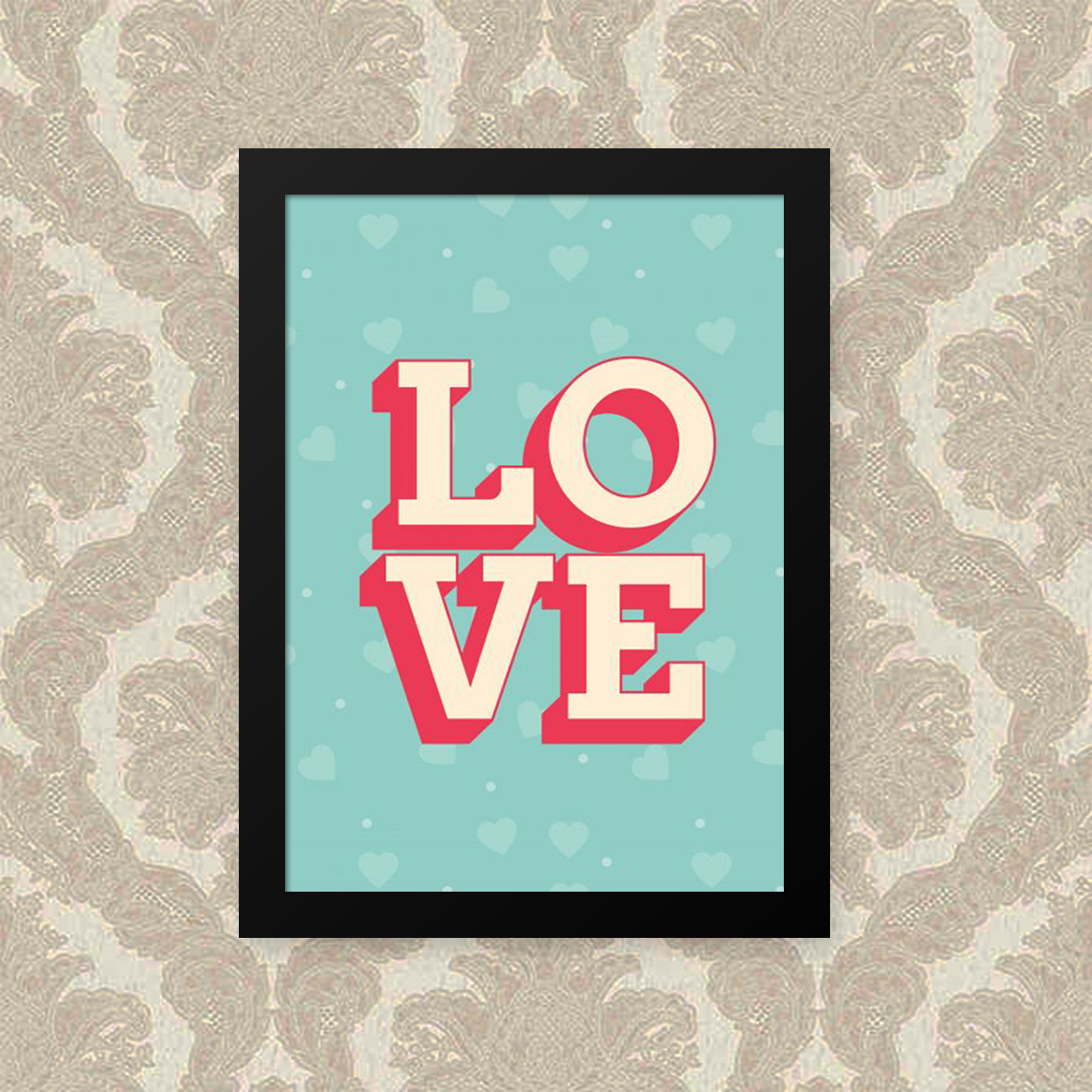 Quadro Love 23X33