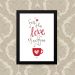 Quadro Love Coffee 23X33