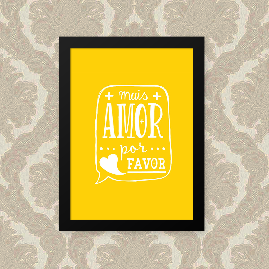 Quadro Mais Amor 23X33