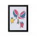 Quadro Melancia Faca 23X33
