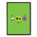 Quadro Nerderia Angry Birds Pig