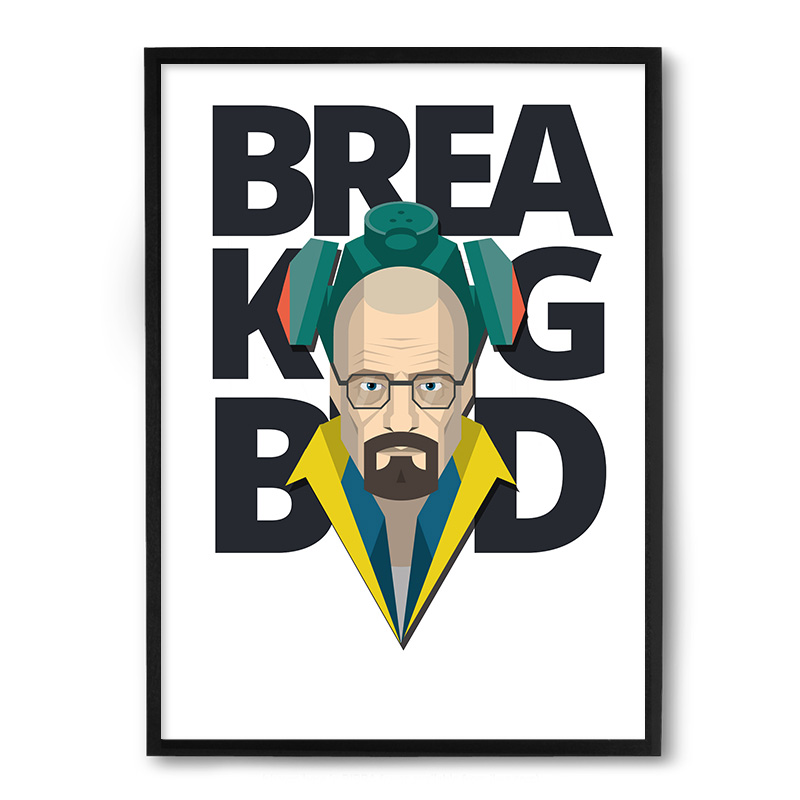 Quadro Nerderia Breaking Bag Texto