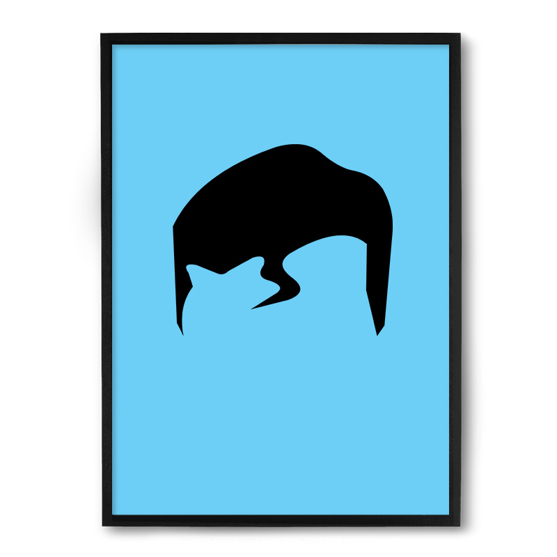 Quadro Nerderia Cabelo Super Vetor