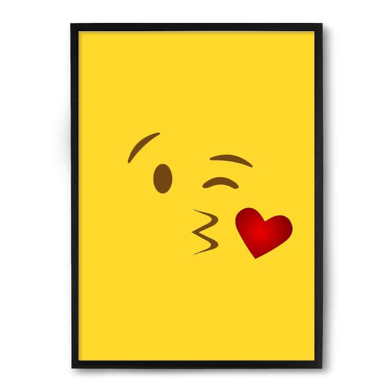 Quadro Nerderia Emoticons Bj