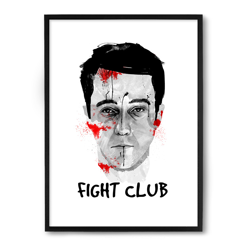 Quadro Nerderia Fight Club Norton