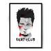Quadro Nerderia Fiht Club Brad Pit