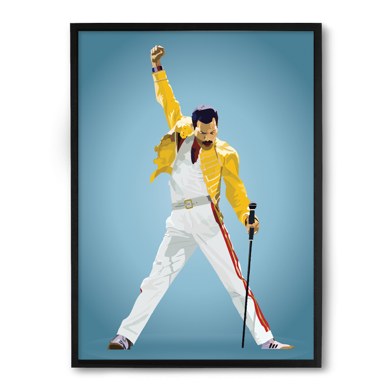 Quadro Nerderia Fred Mercury