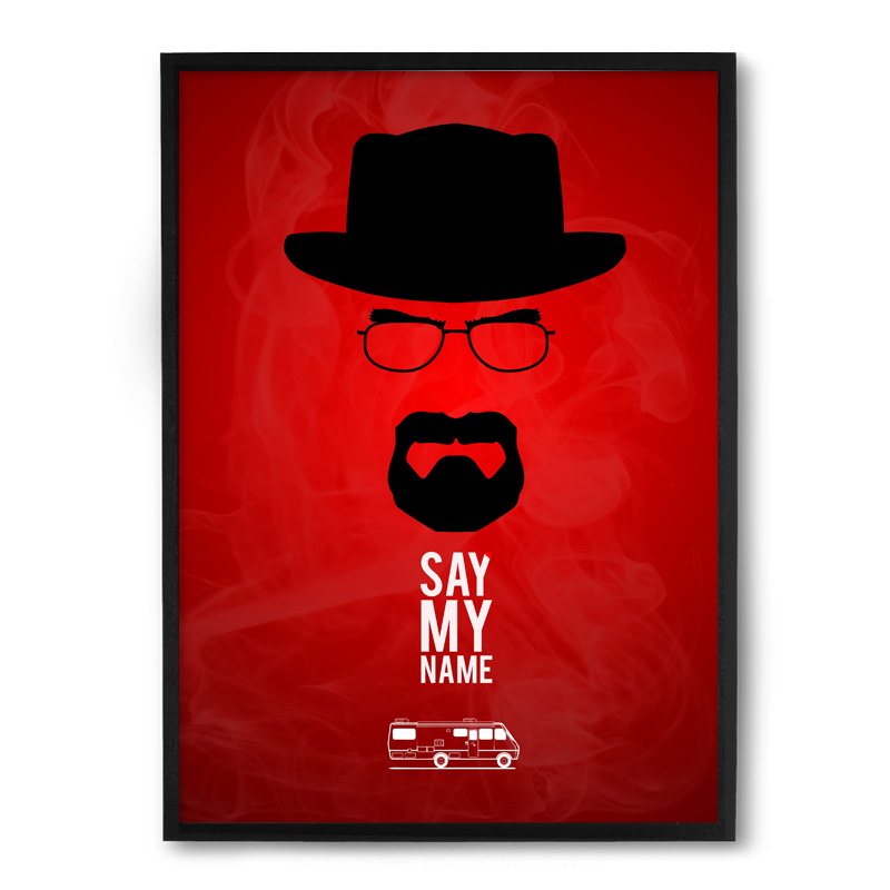 Quadro Nerderia Heisemberg Say My Name