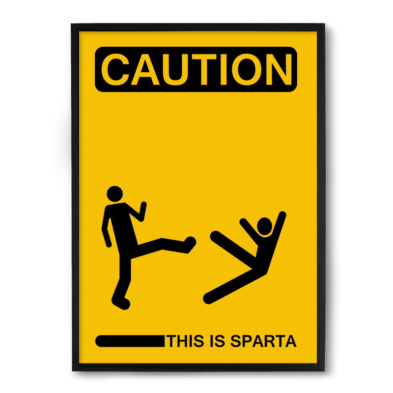 Quadro Nerderia This Is Sparta