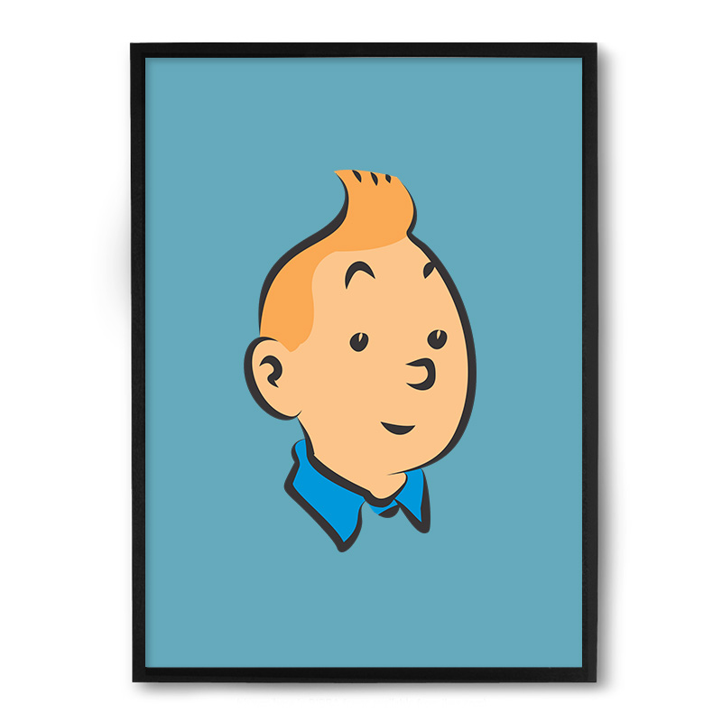 Quadro Nerderia Tintin